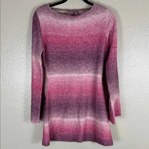 NWOT Lovers and Friends Julie Ombre Sequin Mini Dress in Pink Ombre - Picture 5 of 9